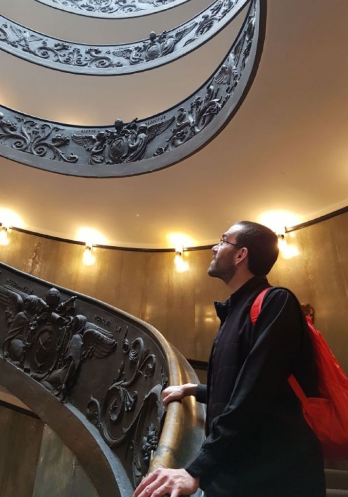 Rubén Tejedor, cura zaragozano que forma parte de la Diócesis Osma-Soria. Cedida