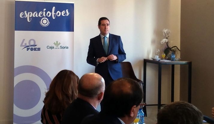 Garamendi, en Los Desayunos de FOES el pasado abril. 