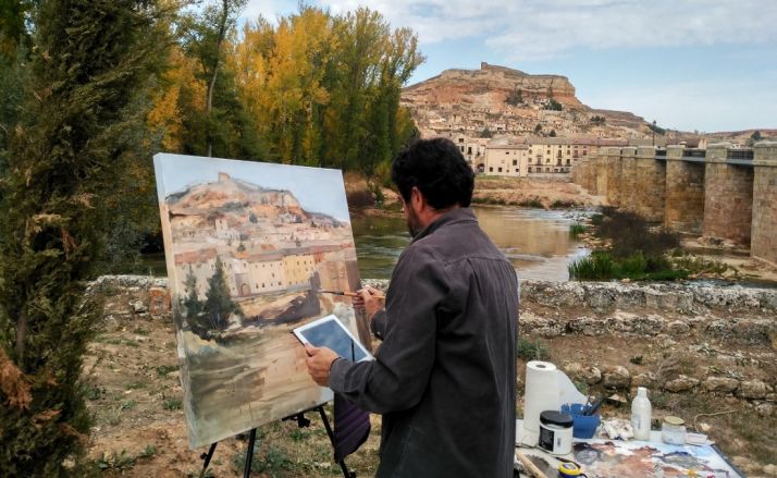 San Esteban, escenario de lujo para pintores este domingo 