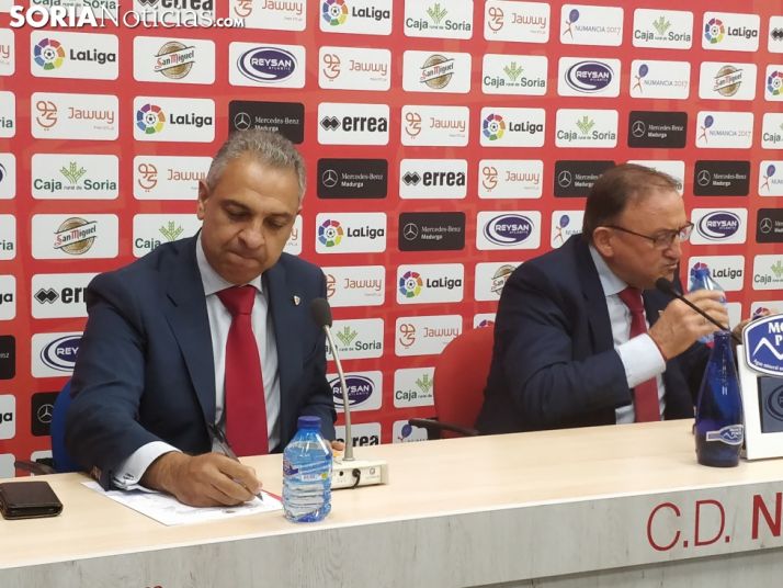 Elias Irael, nuevo presidente del Numancia. SN