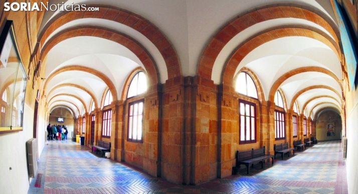 Imagen del patio interior del IES Machado. /SN