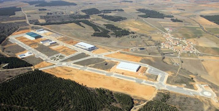 Una imagen área de archivo del polígono industrial. 