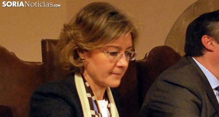 García Tejerina, en una visita a Soria en su etapa como ministra. /SN