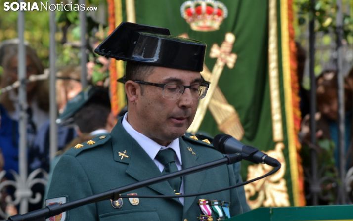 Andrés Velarde, en su alocución este viernes en la capital soriana. /SN