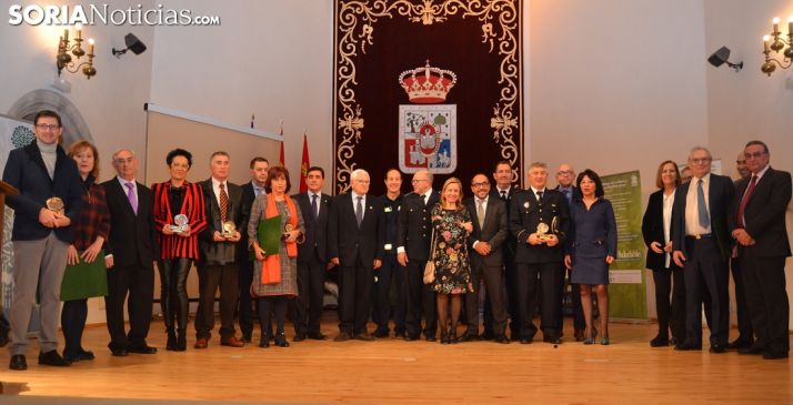 Imagen de los galardonados. /SN