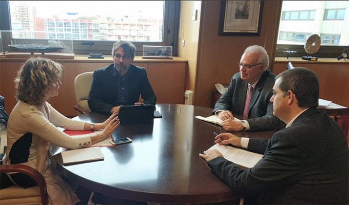 Una imagen de la reunión entre Cámara y Ministerio. /CCIS