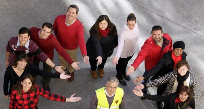 Algunos voluntarios de Cáritas de Osma-Soria. /DOS