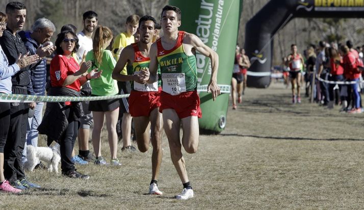 El adnamantino Dani Mateo en su último cross en Valonsadero. 