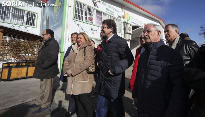 Imagen de la visita del líder popular este viernes. /SN