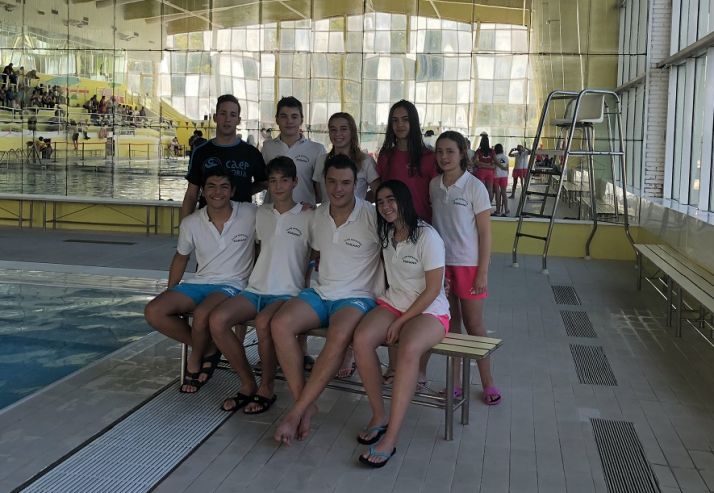 El Club Natación Soriano luchando por seguir en lo alto