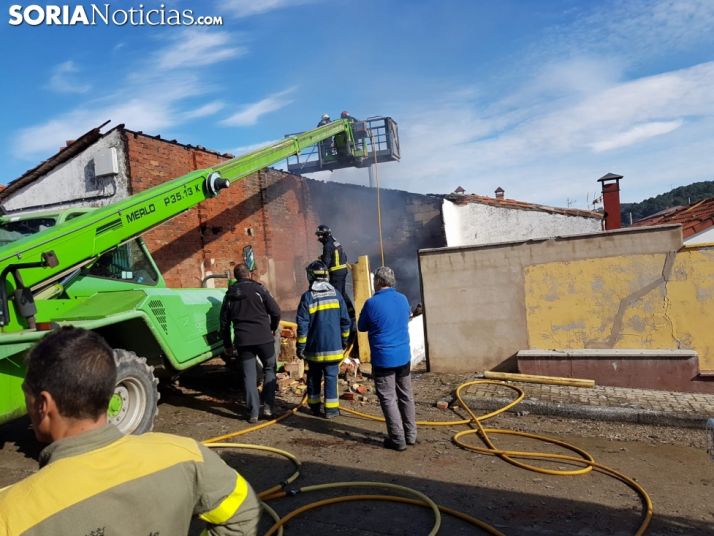 Incendio en Navaleno