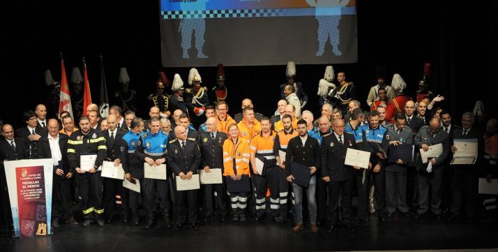 Una imagen de la entrega de los reconocimientos. 