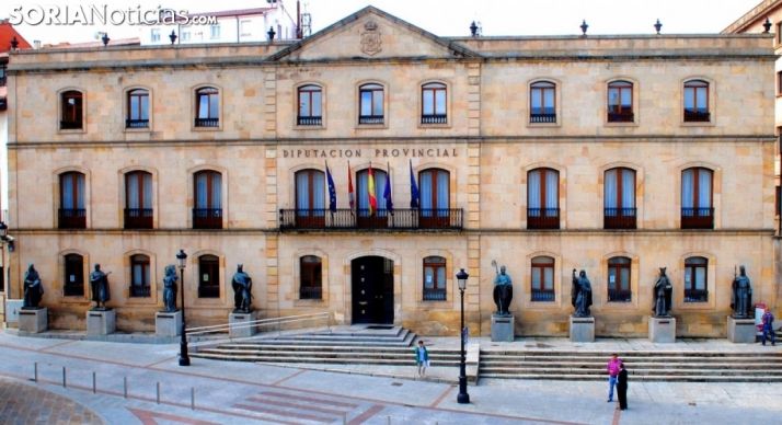 Imagen del Palacio Provincial, sede de la Diputación de Soria. /SN