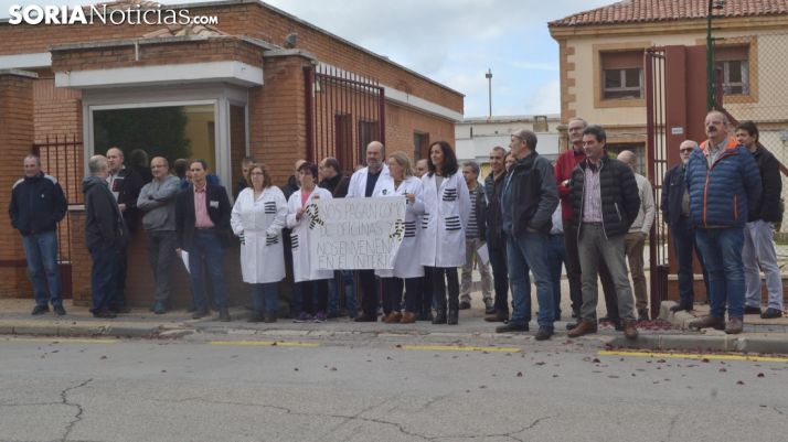 Imagen de la concentración de este viernes. /SN