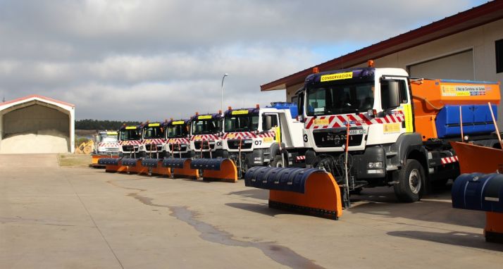 Algunos de los vehículos del dispositivo. /Subdelegación