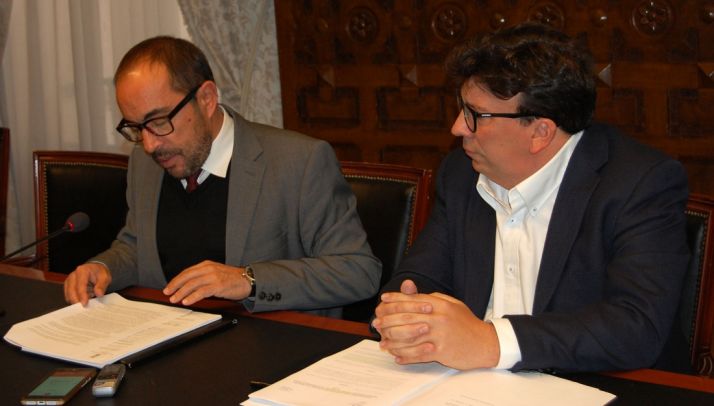 Luis Rey (izda.) y Jesús Cedazo. /Dip.