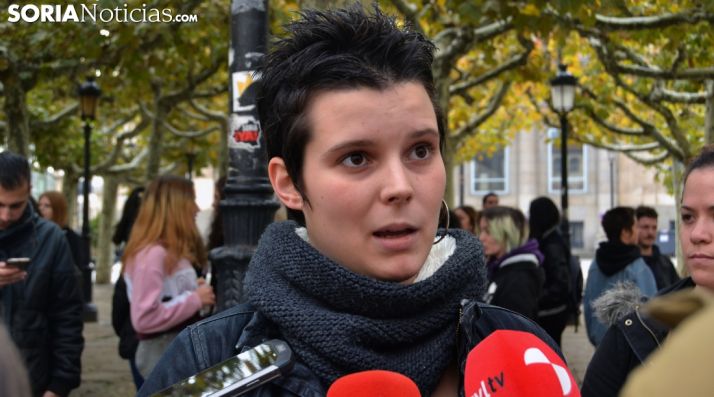 Sara Carro López, una de las manifestantes. /SN