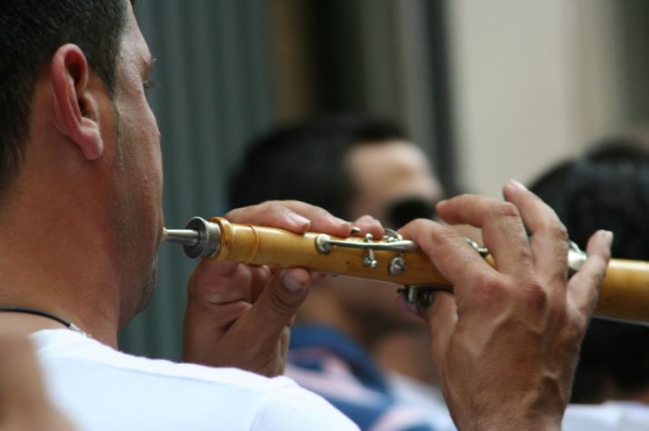 Una dulzaina soriana. Cedida