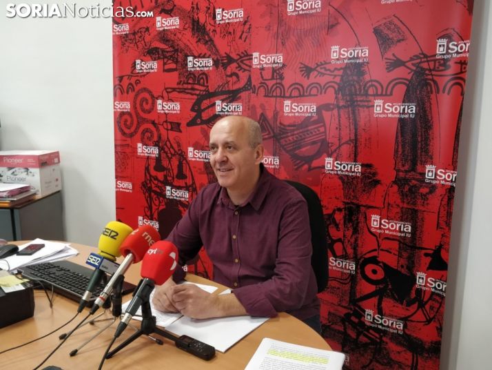 Enrique García en rueda de prensa. SN