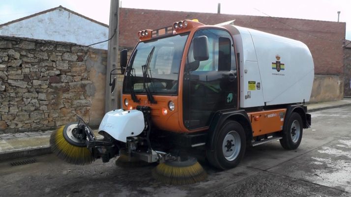 Una nueva barredora para las calles de Ólvega