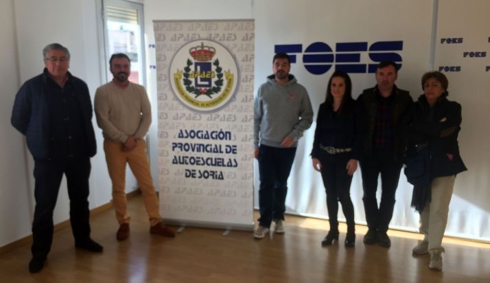 Miembros de la nueva junta directiva de APASO. 