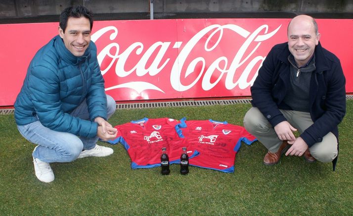 Del Pino (izda.) y Rabanal tras confirmar el acuerdo. /CDN