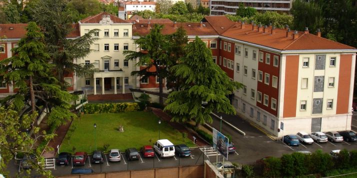 Centro hospitalario de San Juan de Dios en Burgos. 