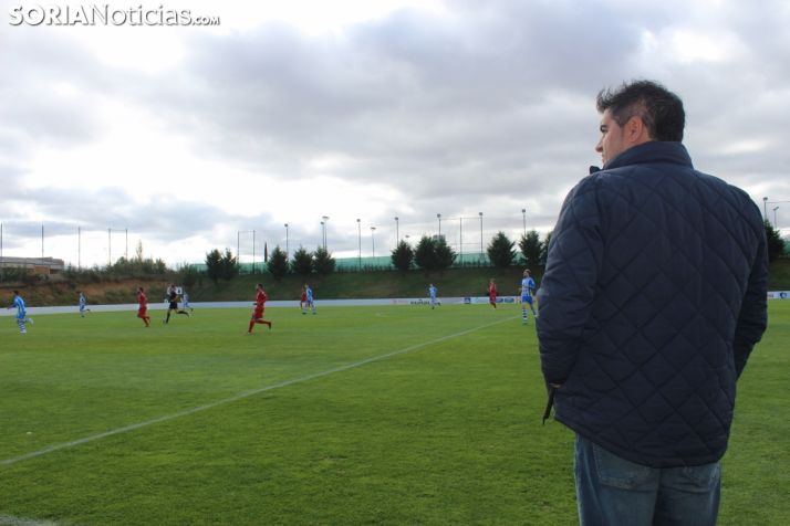 José Alejandro Huerta, en la Ciudad del Fútbol. SN