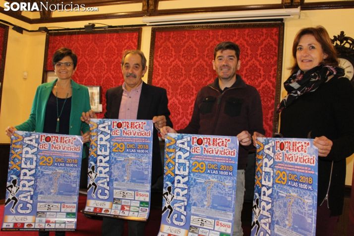 Presentación de la XXIV Carrera Popular de Navidad en el Casino.