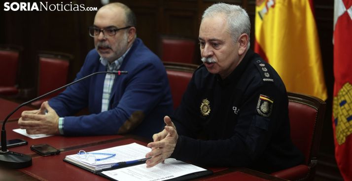 Latorre (izda.) y Gibert, en rueda de prensa esta mañana de viernes. /SN