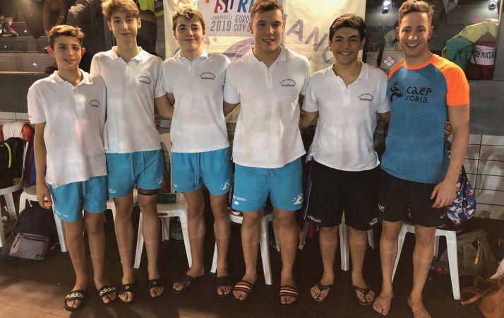 La expedición soriana en el campeonato regional. /CNS