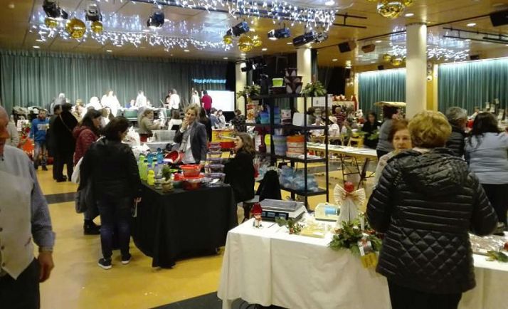 Una imagen del centro social este domingo. /AÓ