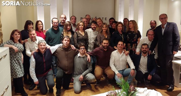 El equipo de Soria Noticias este jueves en el Baluarte. /SN