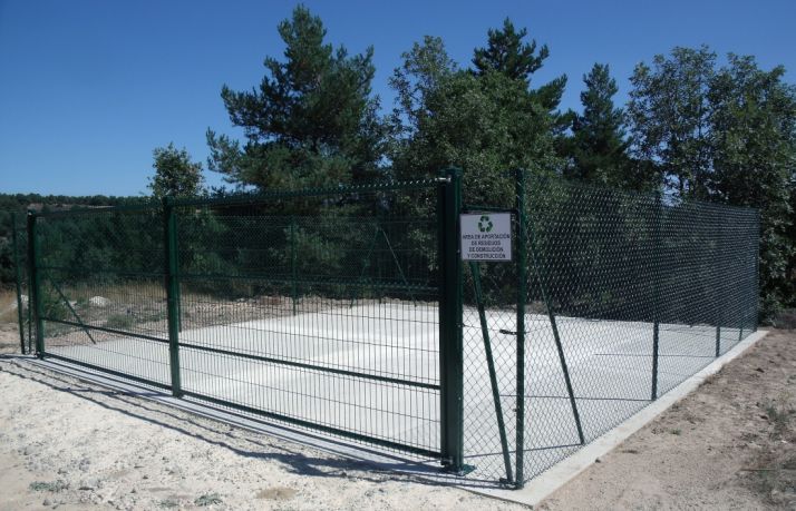 Imagen del área habilitada en Valdemaluque. 