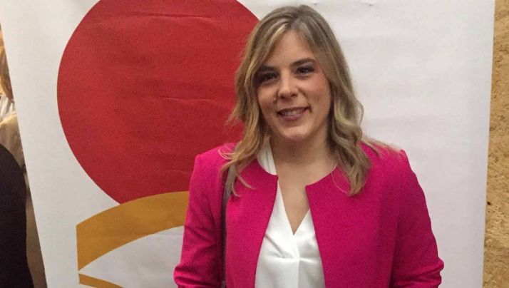 La deportista soriana tras la entrega del título. /CJSJ