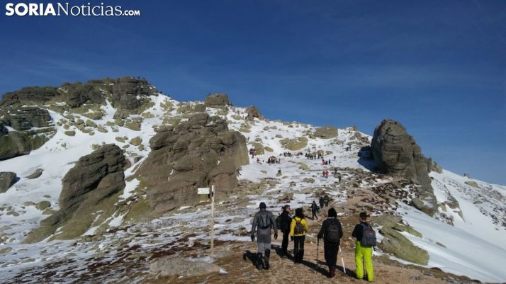 Imágenes del ascenso a Urbión. 