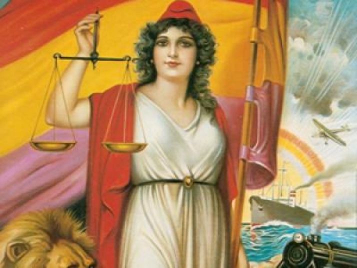 Insignia de la República española. Imagen histórica  