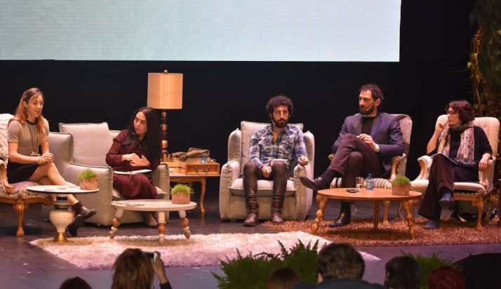 La tertulia vespertina de este 17 de enero en el congreso internacional. /Ayto.