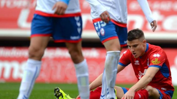 Jordi Sánchez, sobre el césped de Los Pajaritos. LaLiga