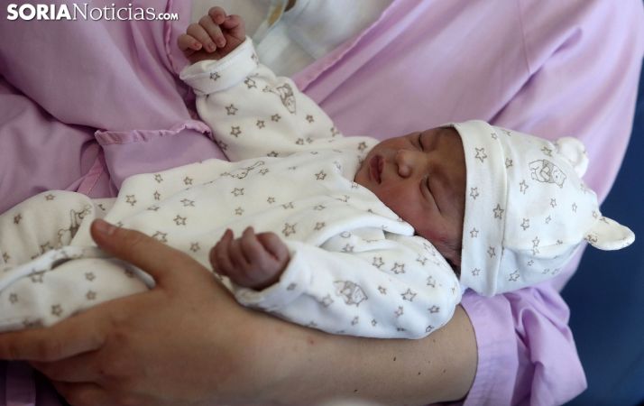 Así es Abril, el primer bebé soriano de 2019… que llegó al mundo el 4 de enero