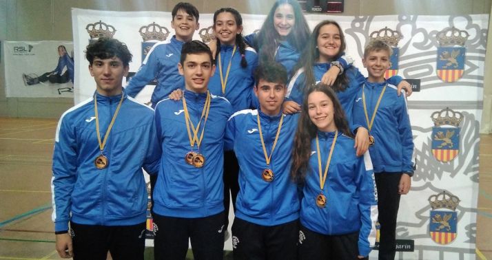 La expedición del CBS-CS24 a la localidad zaragozana. 