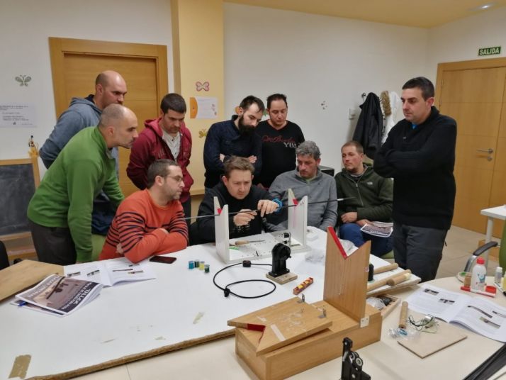 Curso de montaje de cañas. Campano Soriano