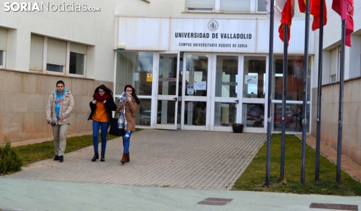 Estudiantes del Campus de Soria en una imagen de archivo. /SN