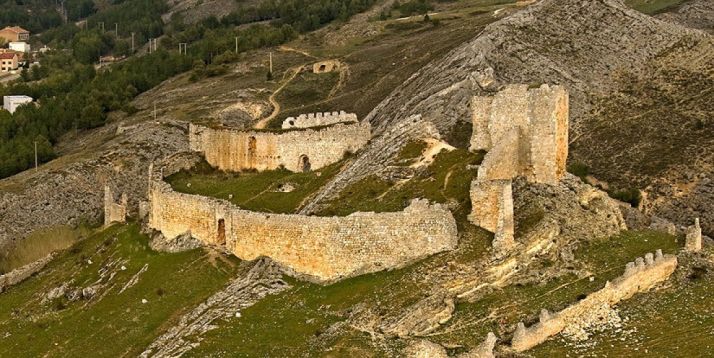 Una imagen del castillo de Osma. 