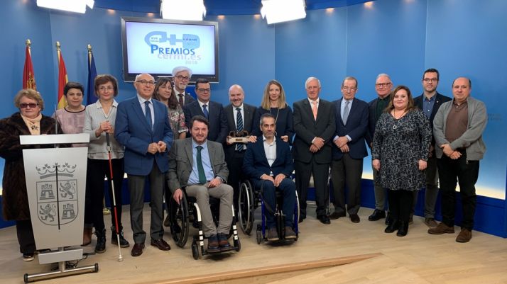 Foto de familia del Premio. 