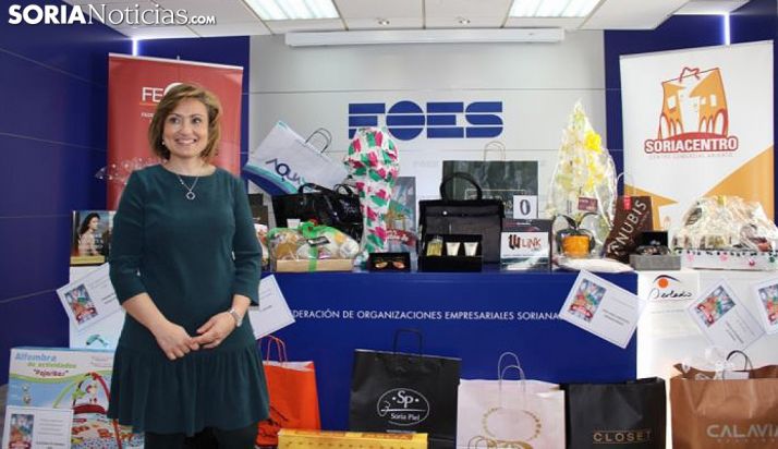 María Velasco Izquierdo recoge sus premios en FOES. /SN