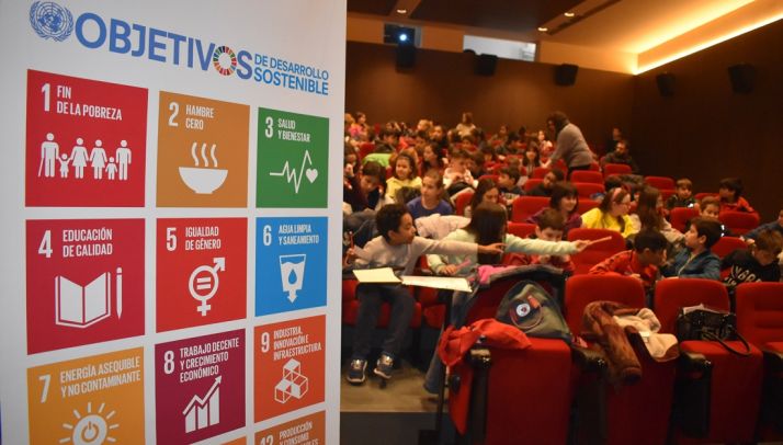 Cines Mercado incluye una exposición sobre los ODS de la Agenda 2030 con proyecciones para escolares
