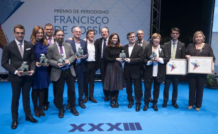 Foto de familia de los premiados para esta edición. /Jta.