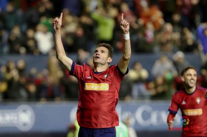 David Rodríguez, nuevo delantero del CD Numancia. LaLiga