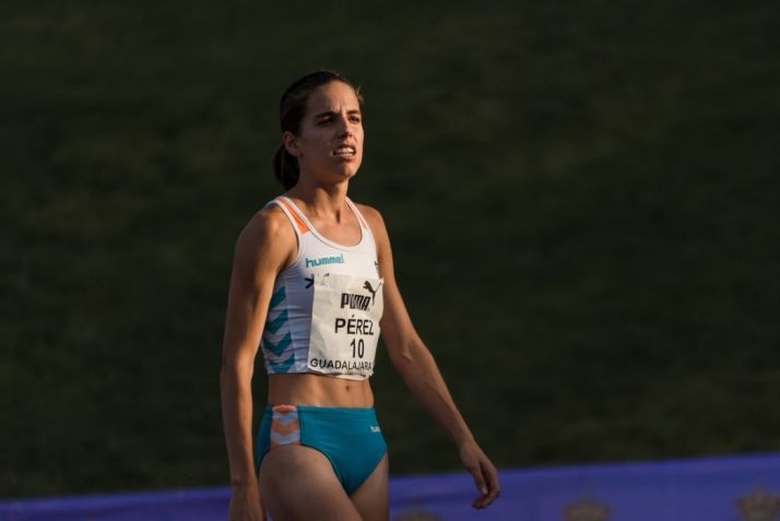 Marta Pérez, atleta soriana. Cuenta de Twitter de la atleta.